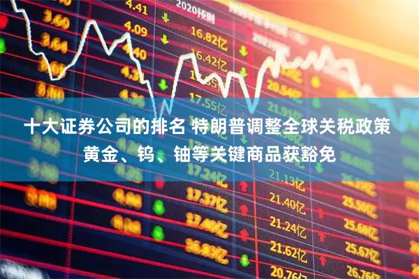 十大证券公司的排名 特朗普调整全球关税政策 黄金、钨、铀等关键商品获豁免